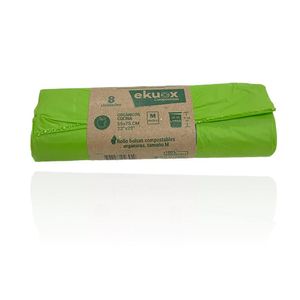 Bolsa Ekuox Compostable Verde*8Und 55*75