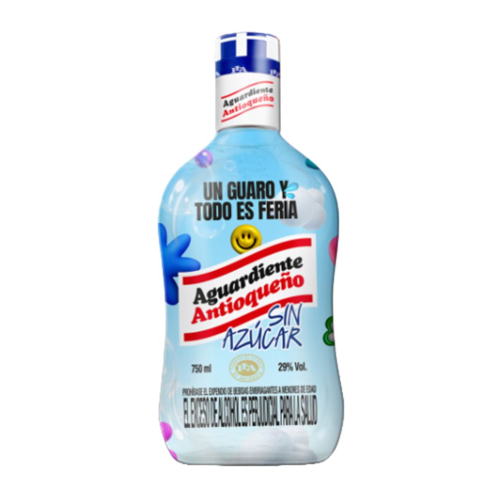 Aguardiente ANTIOQUENO tapa azul (750  ml) img #1