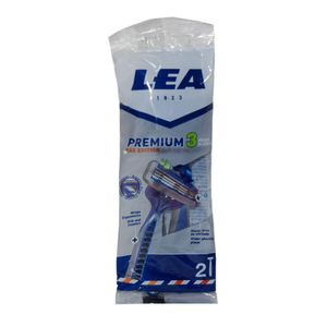 Máquina de afeitar LEA premium (2 und)