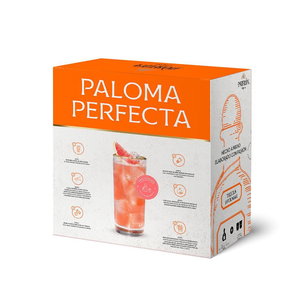 Tequila PATRON reposado 2 copas  (700  ml) img #2