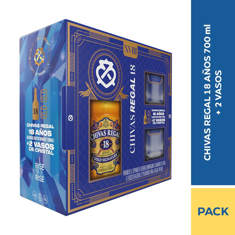 Whisky CHIVAS REGAL 18 ANOS BLENDED SCOTCH 700ML V  (700  ml) img #2