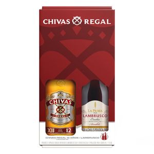Whisky CHIVAS REGAL 12 años + lambrusco (700 ml)