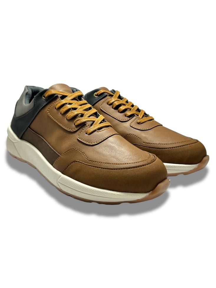 Tenis TENIS CASUAL MIEL CON GRIS ARKITECT img #1
