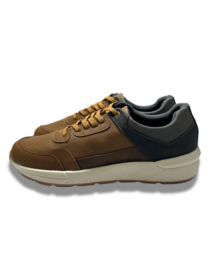 Tenis TENIS CASUAL MIEL CON GRIS ARKITECT img #4