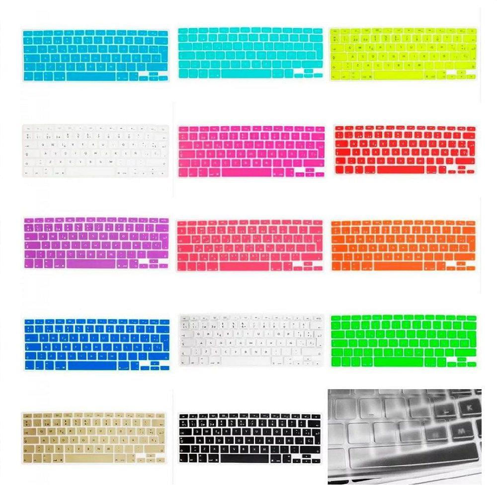 Protector De Teclado Macbook Air - Pro 13 Español Fucsia img #2