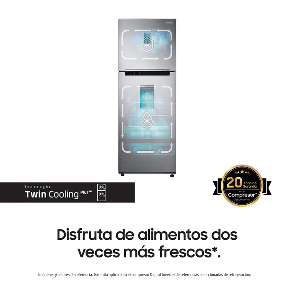Nevera SAMSUNG No Frost Congelador Superior 363 Lts  RT35K5930 Gris Claro img #6
