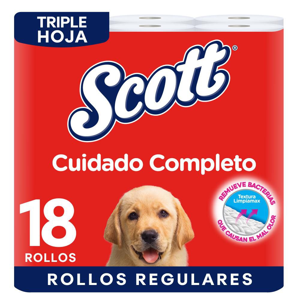 Papel higiénico SCOTT cuidado completo x18 rollos (500.4  mts) img #1