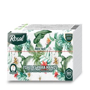 Toallas ROSAL para manos (80 und)