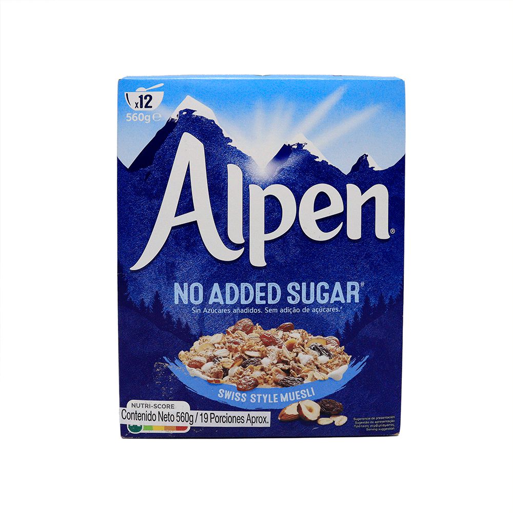 Cereal ALPEN estilo muesli sin azúcar (560  gr) img #1