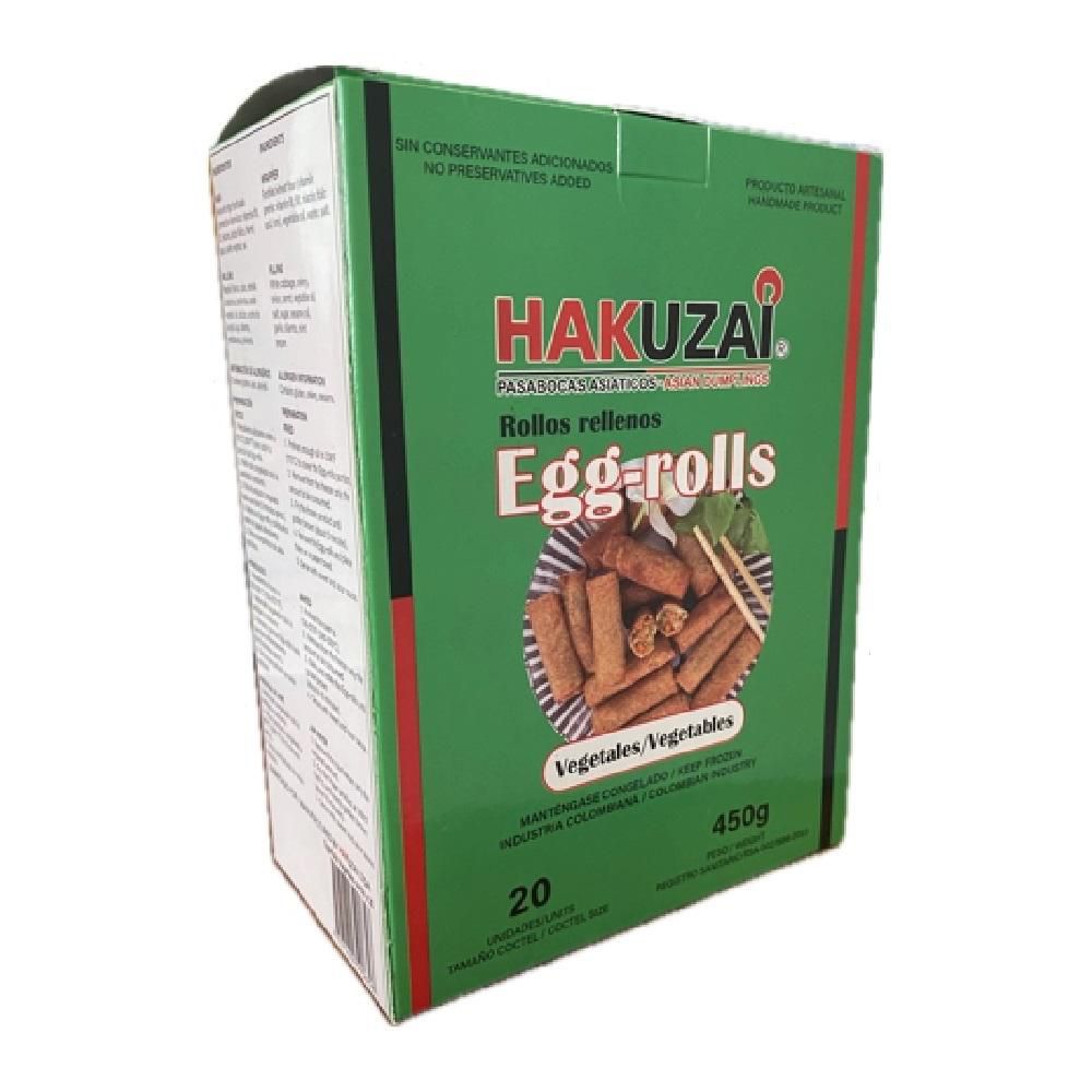 Rollitos de huevo HAKUZAI con vegetales x20und (450  gr) img #1