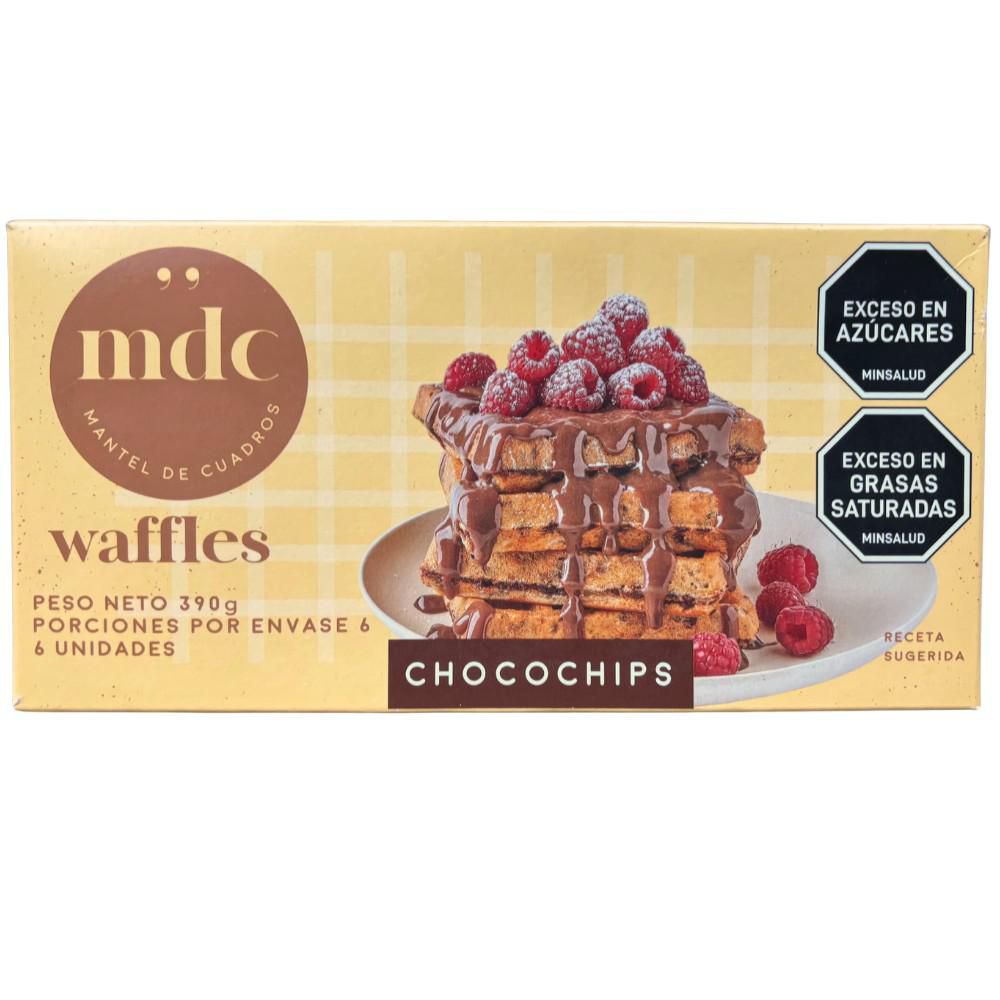 Waffles chips x6 und  MANTEL DE CUADROS 390  gr img #1