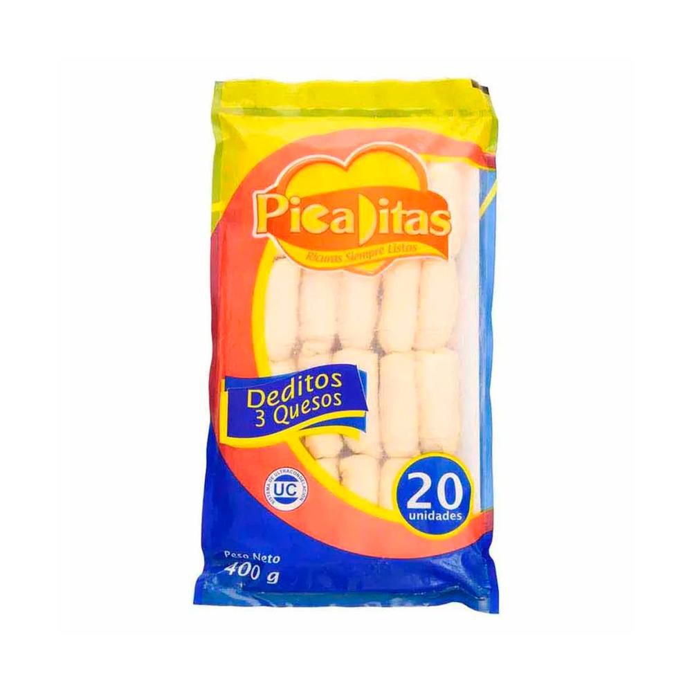 DEDITOS 3 QUESOS GOURMET PICADITAS 400  gr img #1