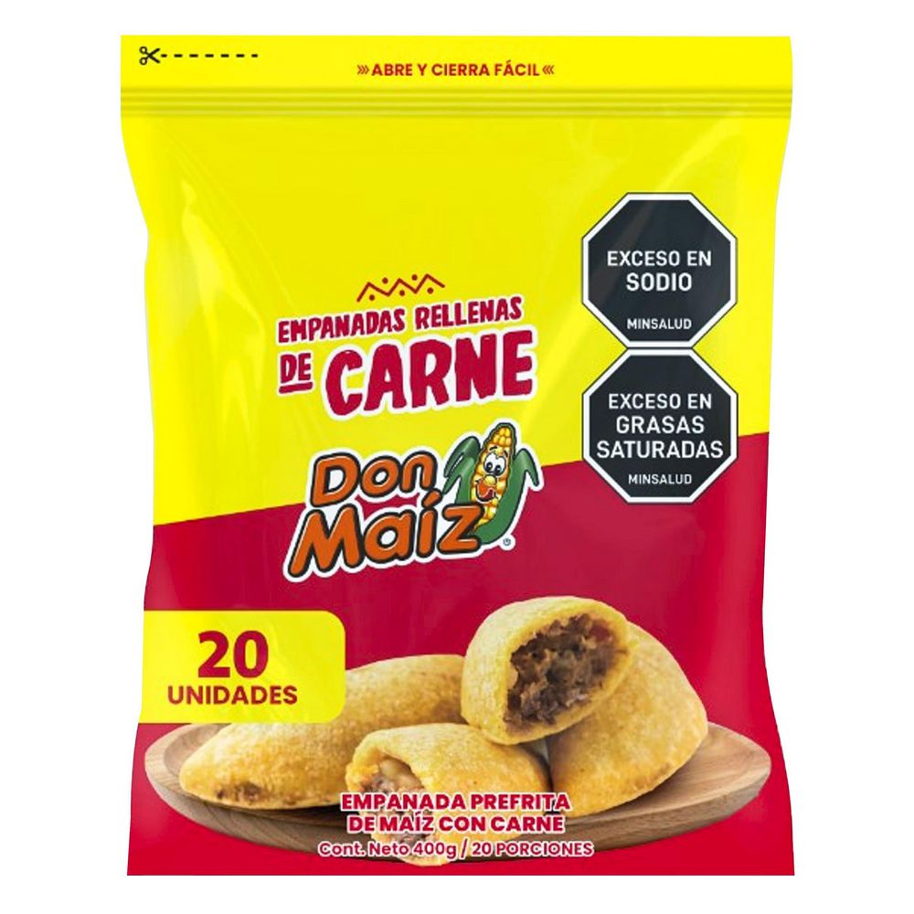Empanada Rellenas Carne DON MAIZ 400  gr img #1