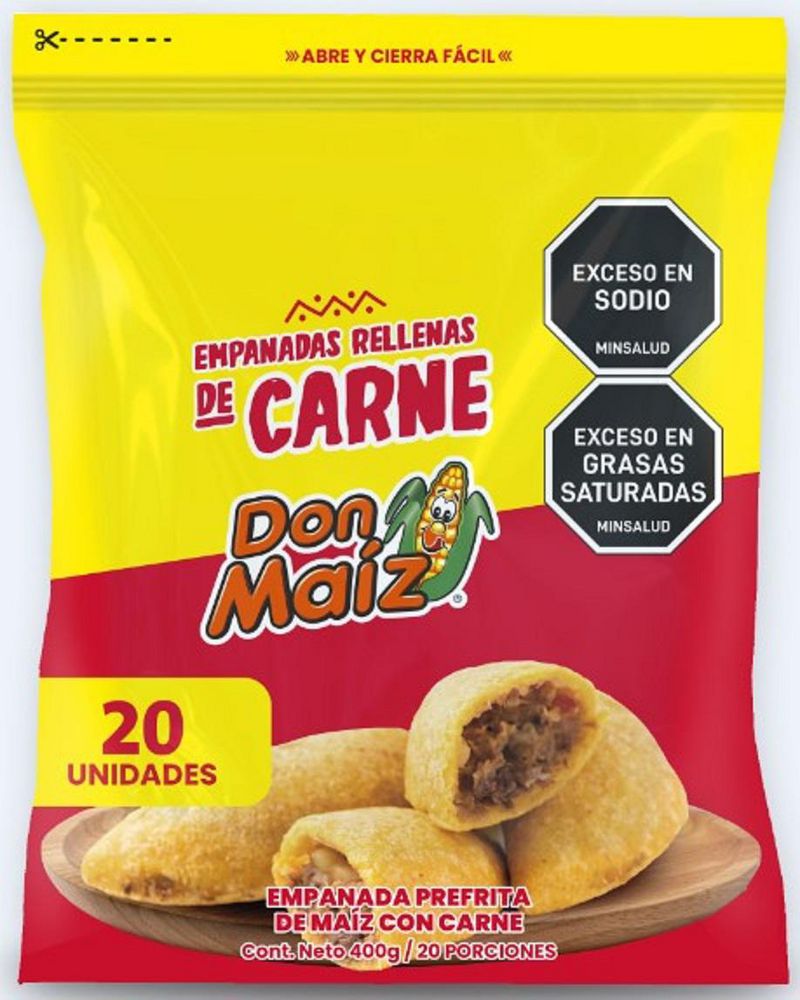 Empanada Rellenas Carne DON MAIZ 400  gr img #2