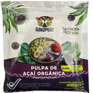 Pulpa Acai Organica AMAPURI 400 gr