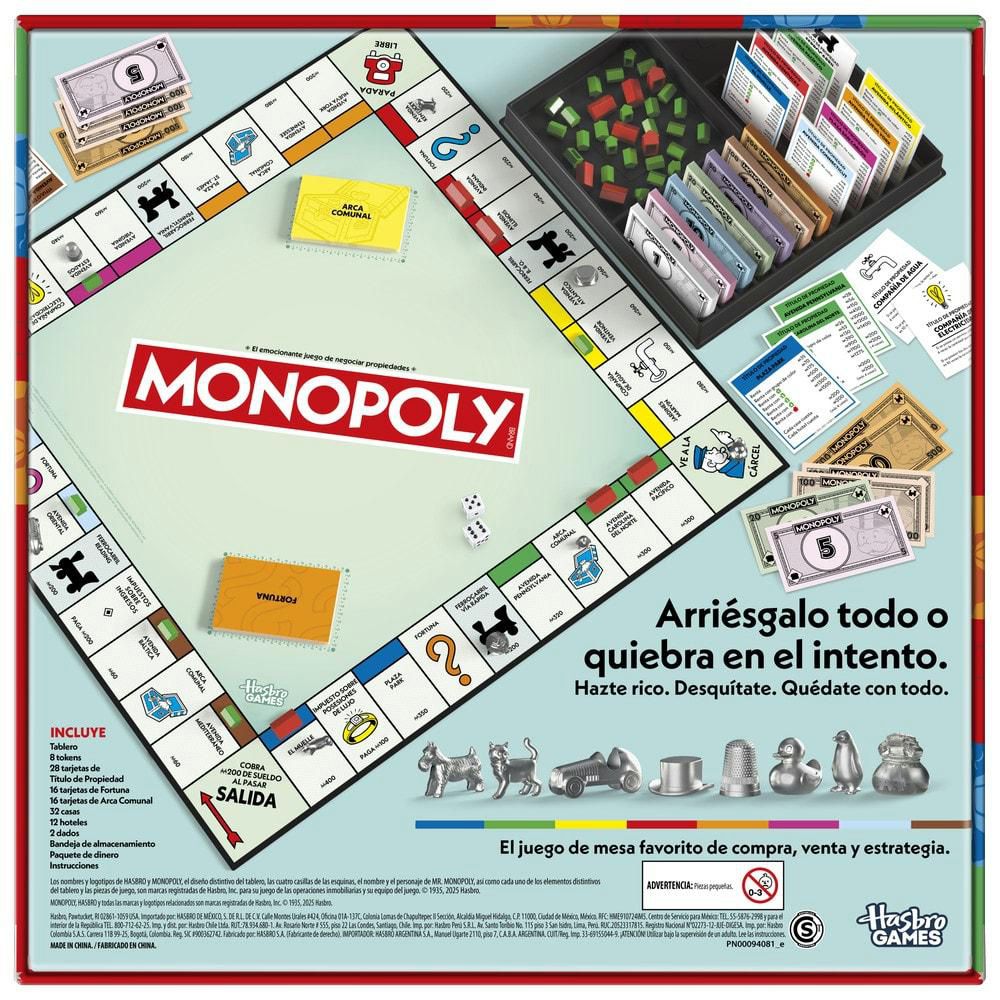 Juego de Mesa Clásico MONOPOLY img #4