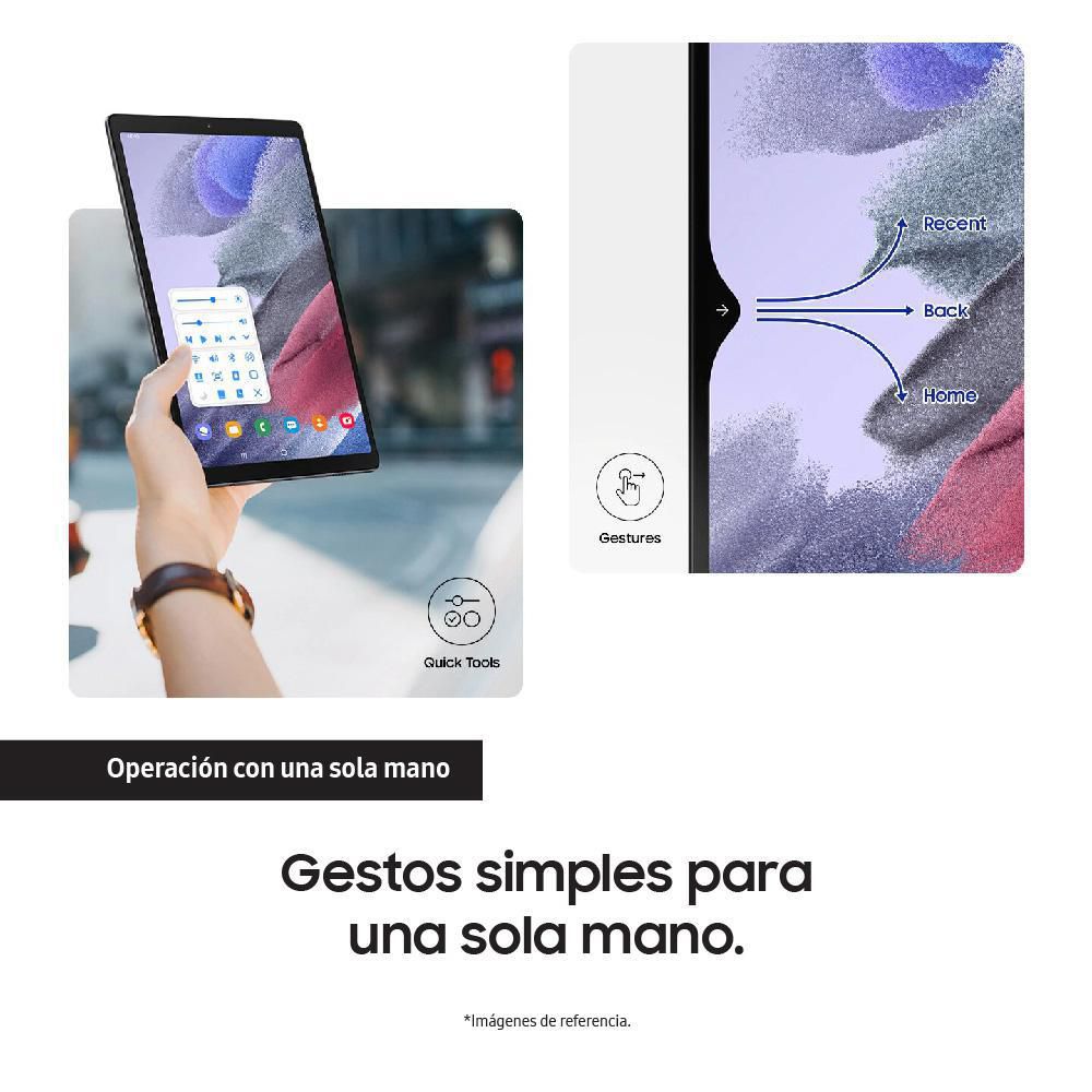 Tablet SAMSUNG GALAXY A7 Lite 8.7 pulgadas Wifi RAM 3 GB 32 GB Gris img #3