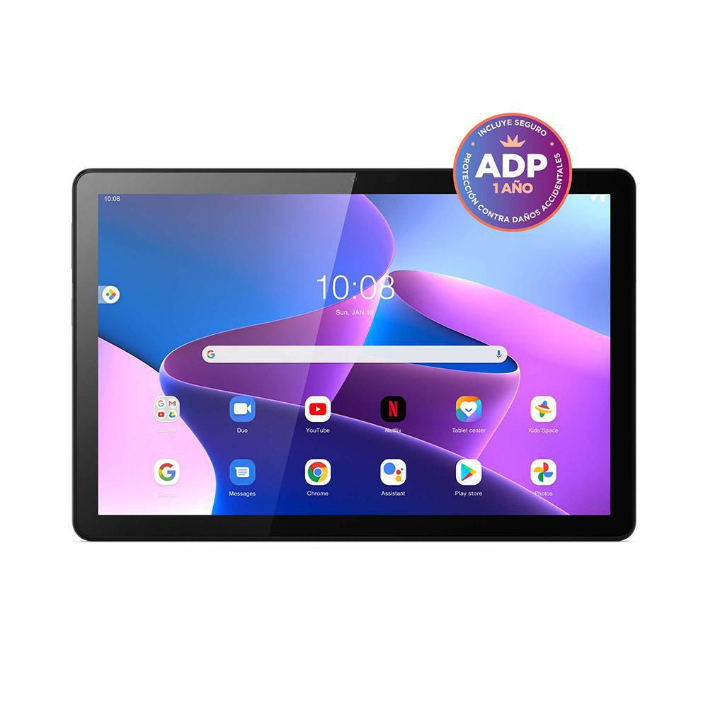 Tablet  LENOVO  10.1 pulgadas LTE RAM 4 GB 64 GB Gris Tormenta img #2