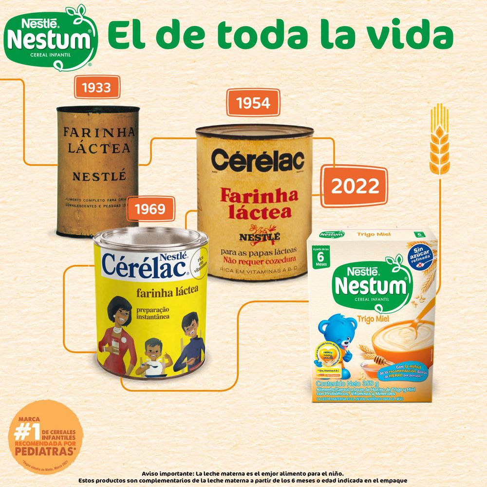 Cereal NESTUM trigo miel (200  gr) img #6