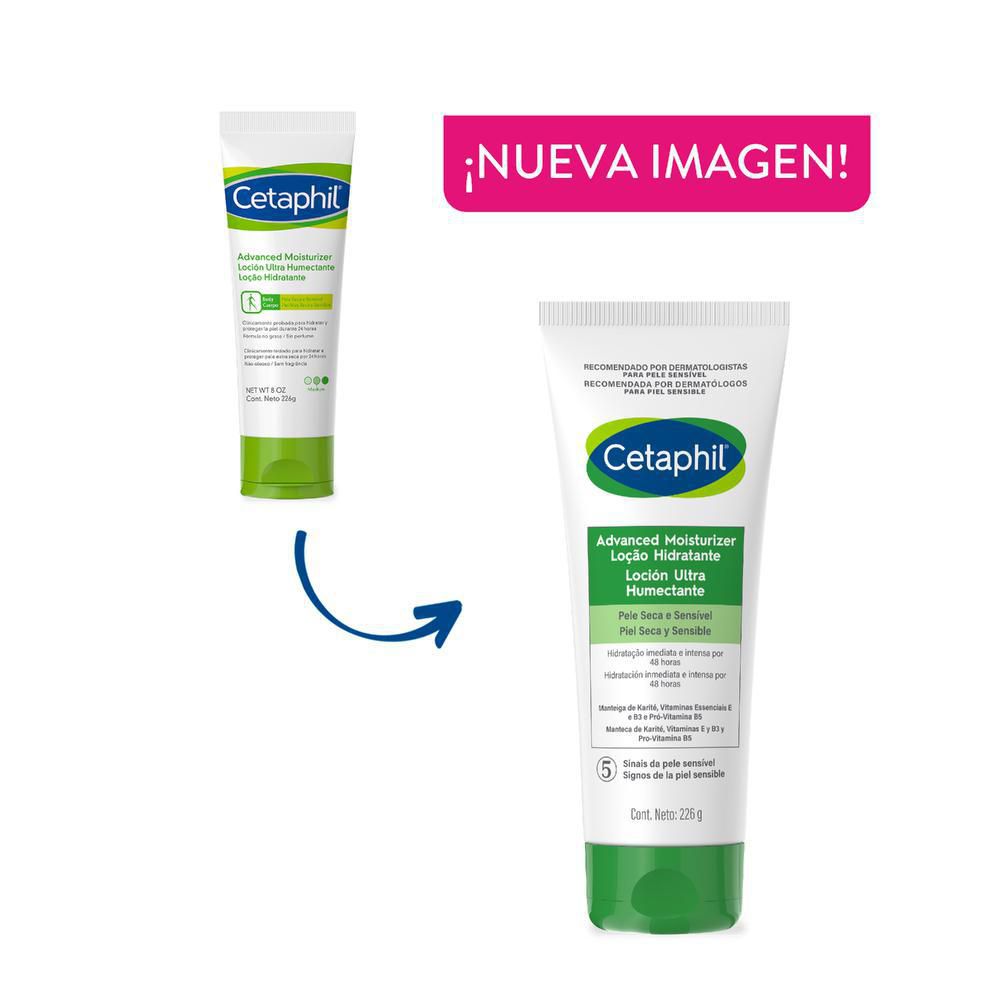 Loción humectante CETAPHIL humectante piel sensible (226  gr) img #2