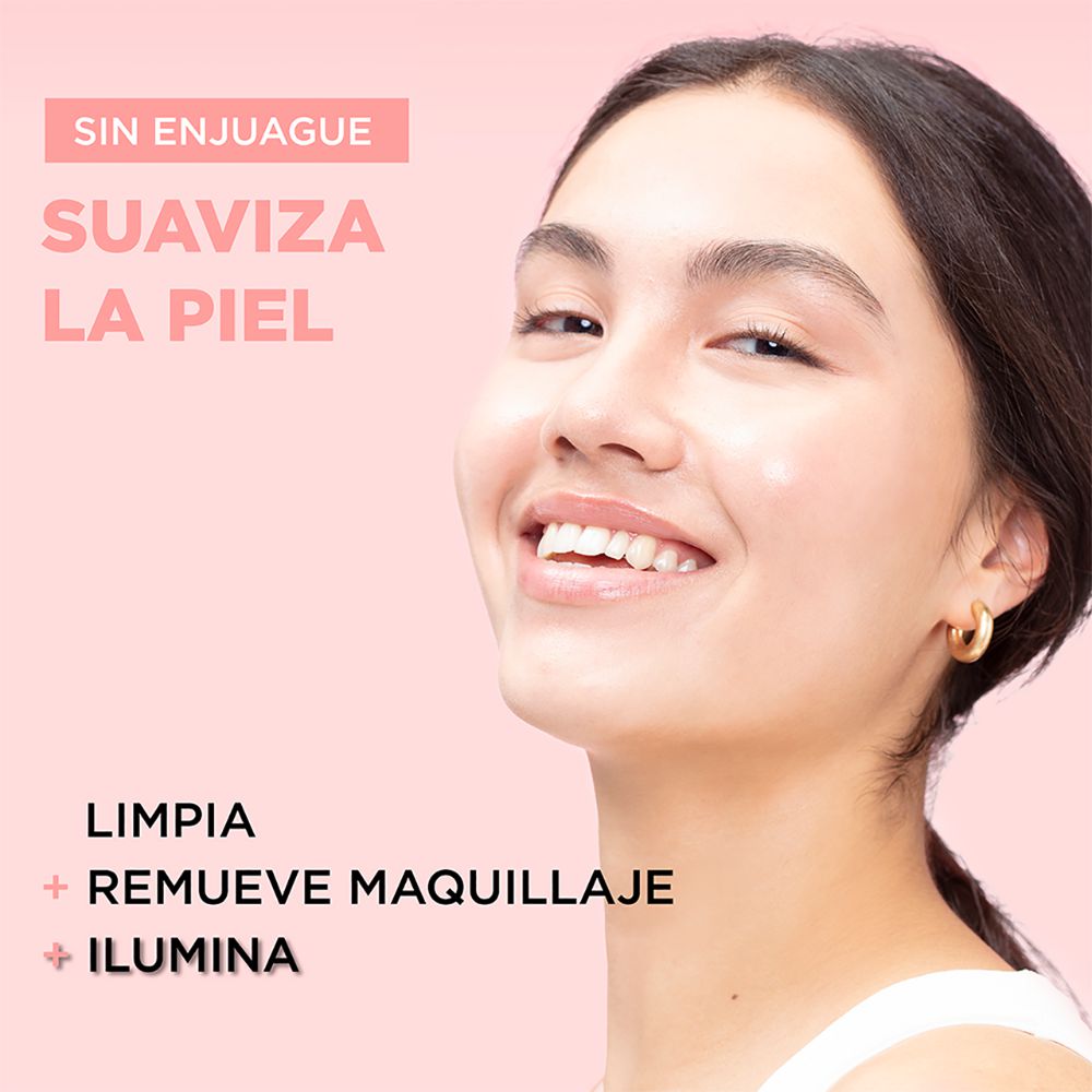 Agua micelar GARNIER SKIN ACTIVE con agua de rosas (400  ml) img #3