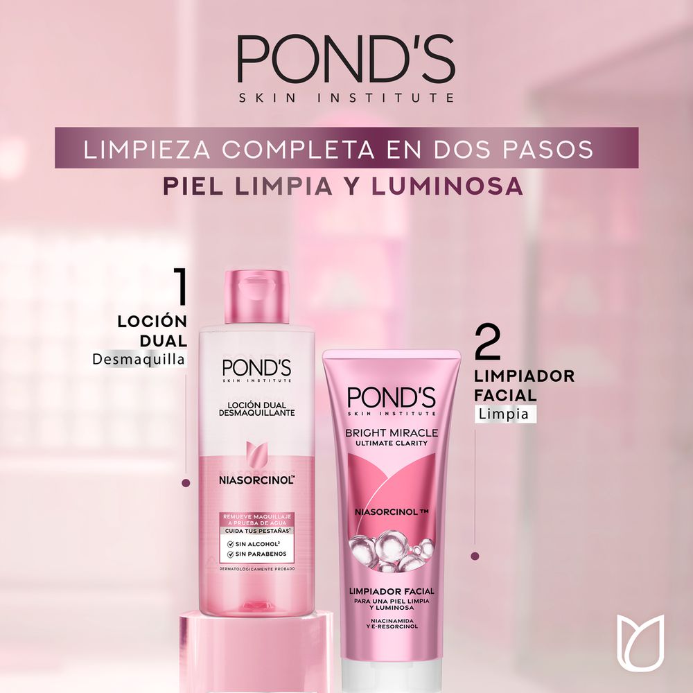 Loción desmaquillante PONDS dual niasorcinol (200  ml) img #5