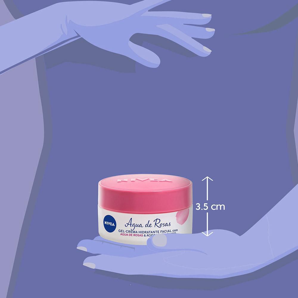 Crema facial NIVEA en gel con ácido hialurónico (50  ml) img #7
