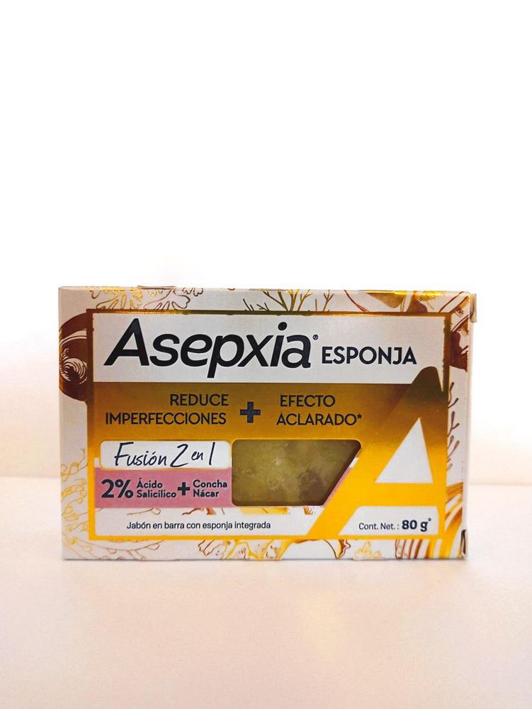 Jabón en barra ASEPXIA con esponja integrada (80  gr) img #2
