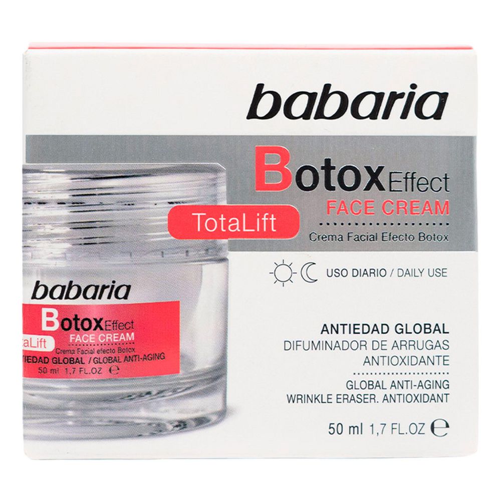 Crema facial BABARIA efecto botox (50  ml) img #1