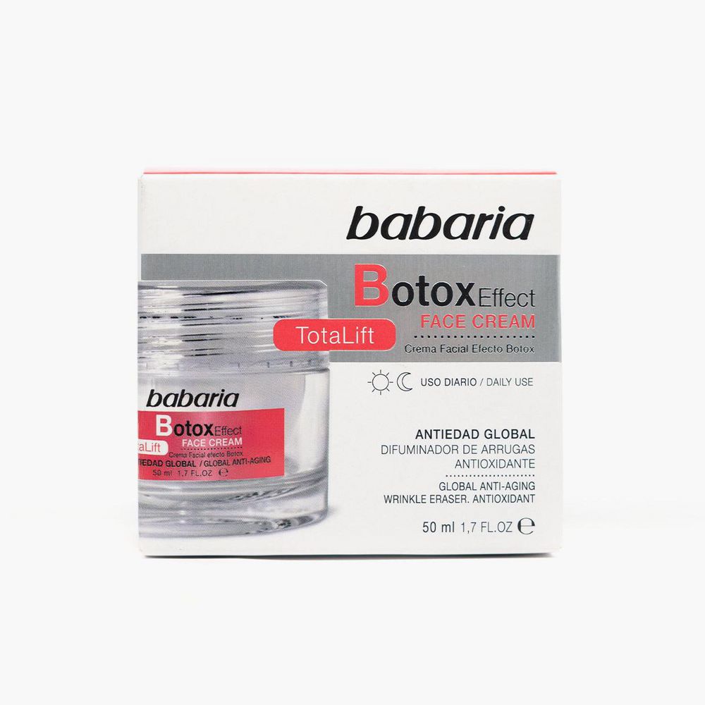 Crema facial BABARIA efecto botox (50  ml) img #2