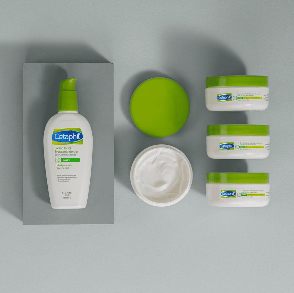 Hidratante facial CETAPHIL noche con ácido hialurónico (48  gr) img #4