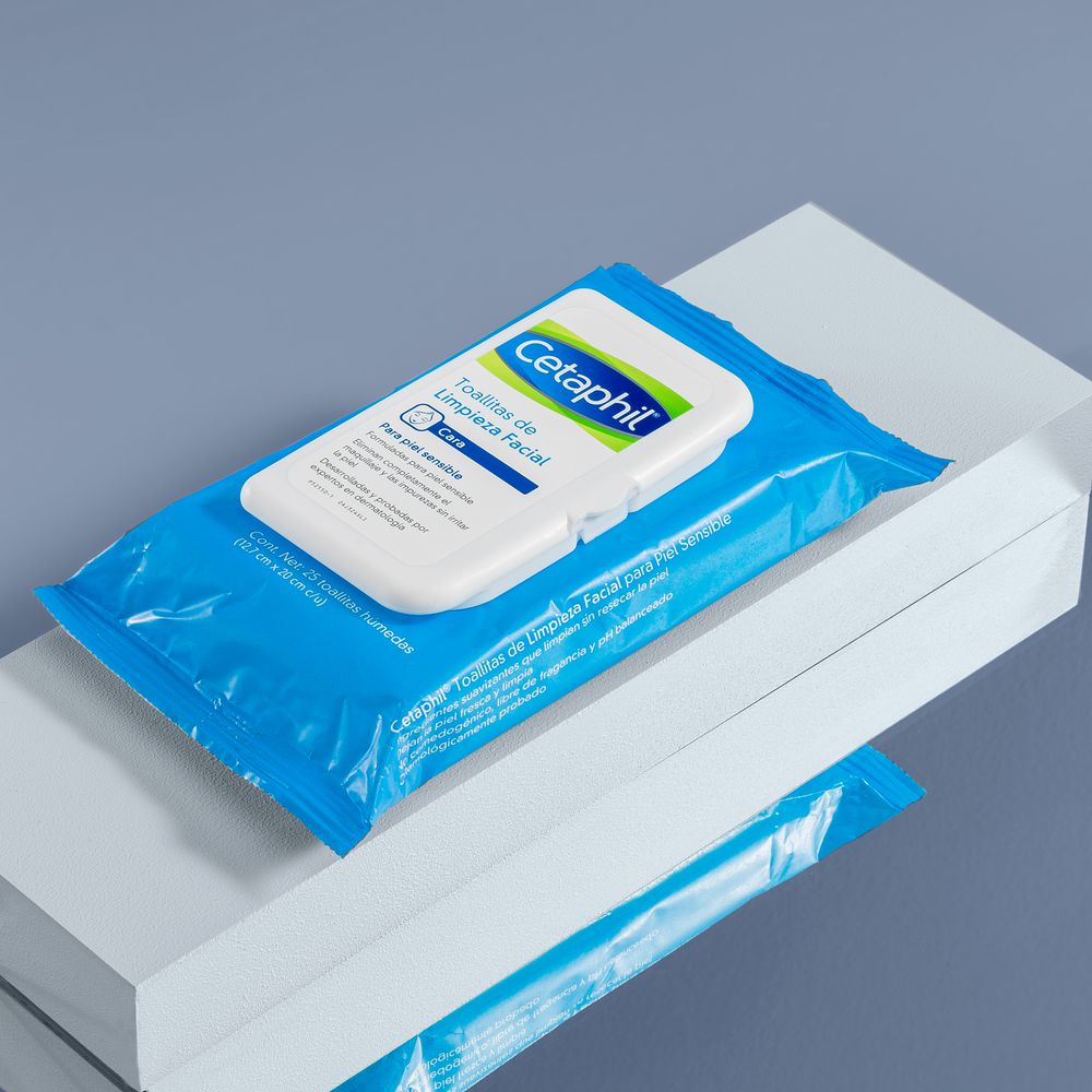 Toallitas faciales CETAPHIL piel sensible (25  und) img #4