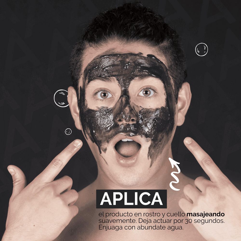 Limpiador facial ASEPXIA exfoliante carbón detox (120  gr) img #4