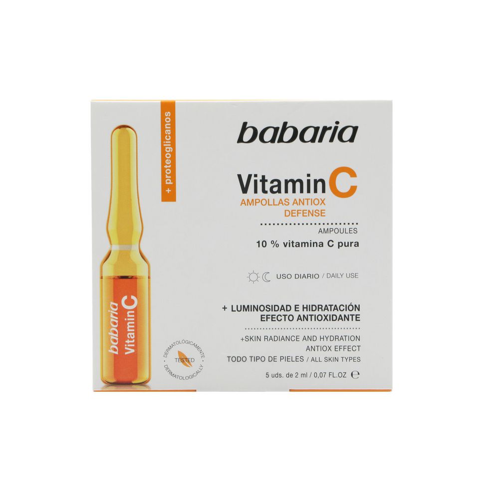 Ampollas antiox defense BABARIA 10% vitamina C pura (10  ml) img #7