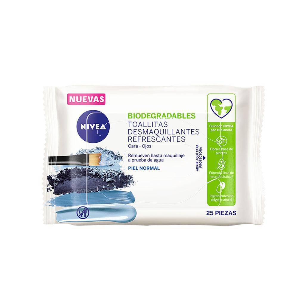 Toallitas desmaquillantes NIVEA refrescantes piel normal (25  und) img #1