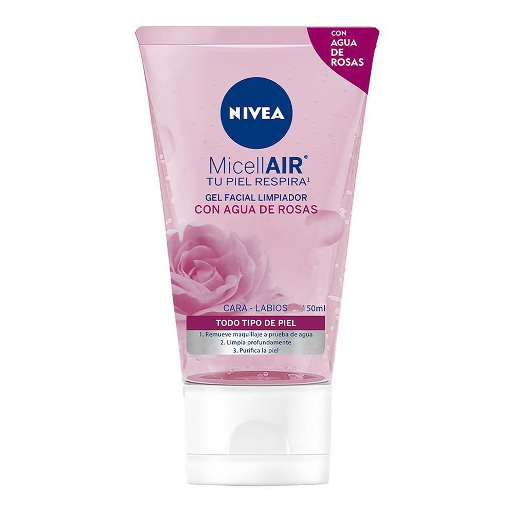 Gel facial NIVEA agua de rosas (150  ml) img #1