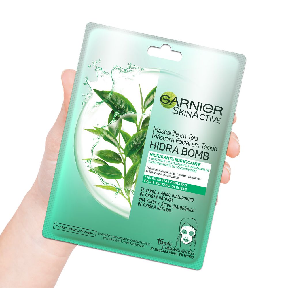 Mascarilla GARNIER SKIN ACTIVE hidratante matificante (28  gr) img #5