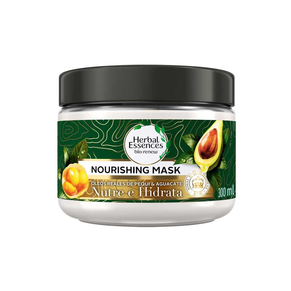 Mascarilla capilar HERBAL ESSENCES BIO RENEW nutre e hidrata con aguacate (300  ml) img #1
