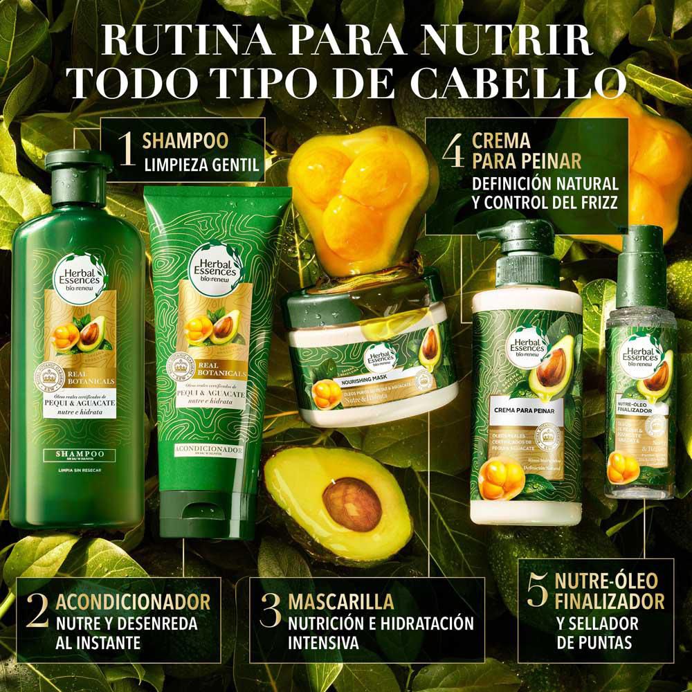 Mascarilla capilar HERBAL ESSENCES BIO RENEW nutre e hidrata con aguacate (300  ml) img #5