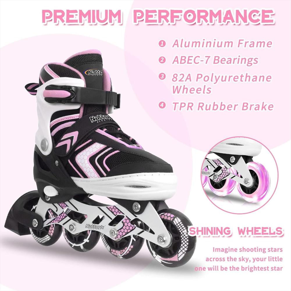 Patines En Línea Ajustables Tallas S/M/L img #3