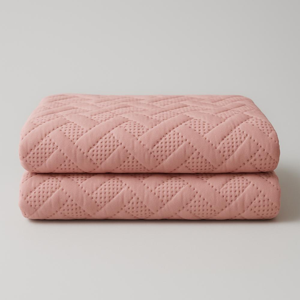 Protector De Colchón Sencillo (100 X 190) Ajustable Rosa img #3