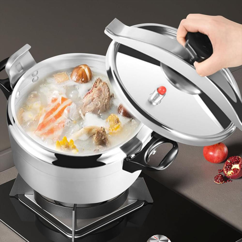 Ollas A Presion Lyniceshop Aluminio Pulido Resistente Plateado Seguridad Multivalvular 3 L (3.17 Qt) img #3