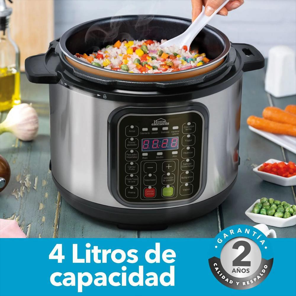 Olla Eléctrica Multifuncional 12 Funciones 4L 800W He0m4202s Negro img #2