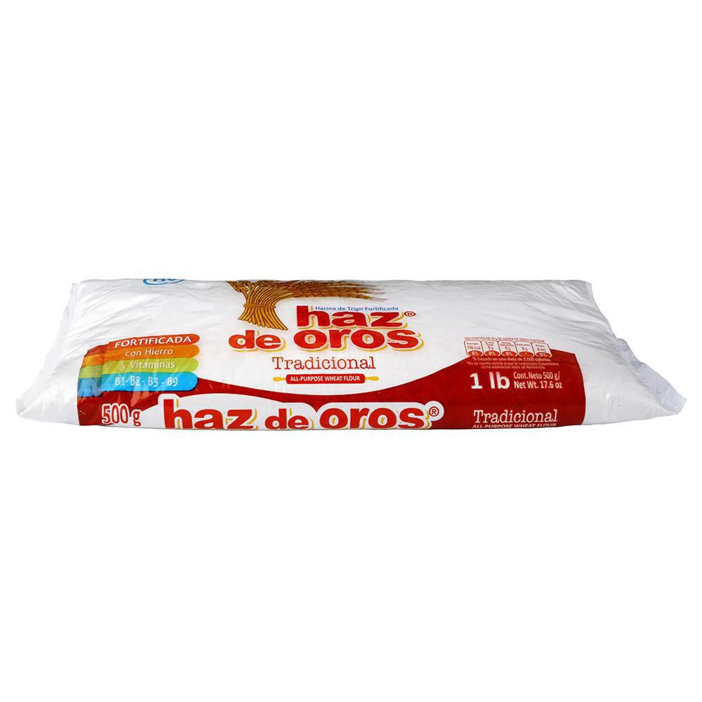 Harina de trigo HAZ DE OROS tradicional (500  gr) img #2