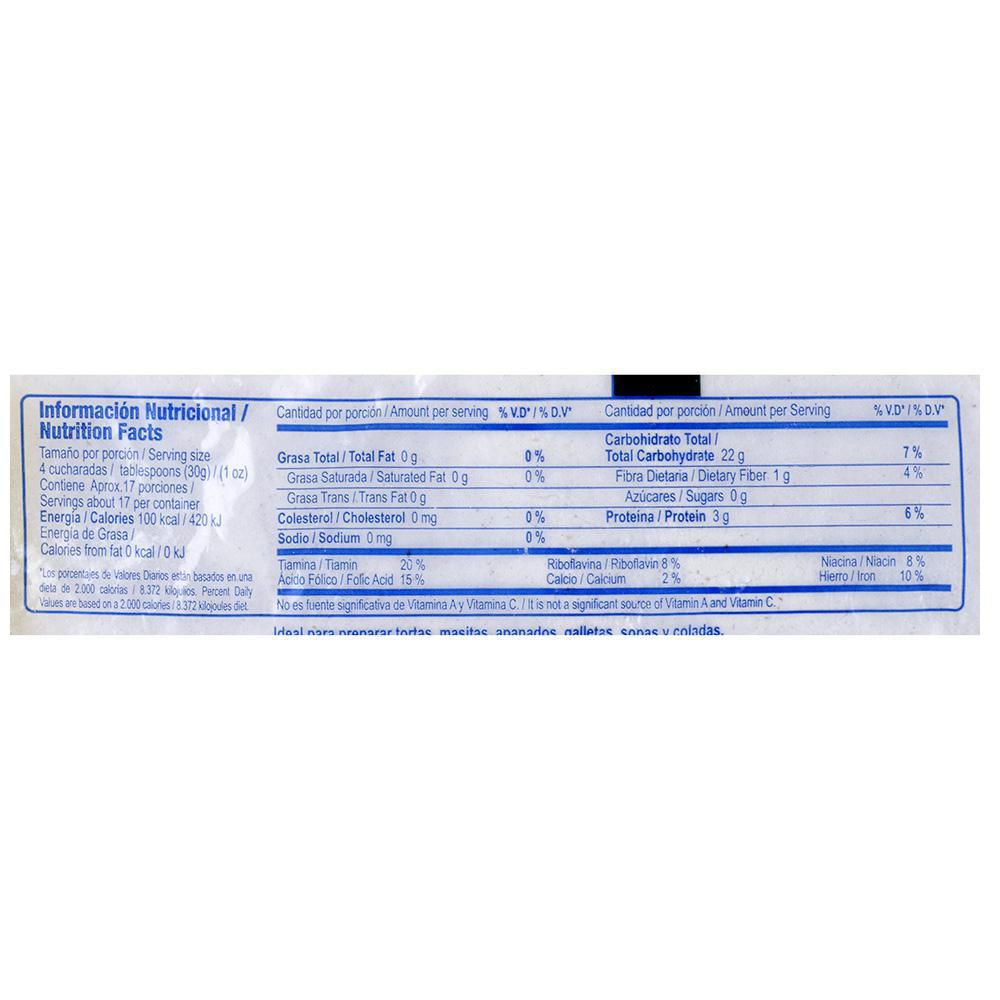 Harina de trigo HAZ DE OROS tradicional (500  gr) img #3