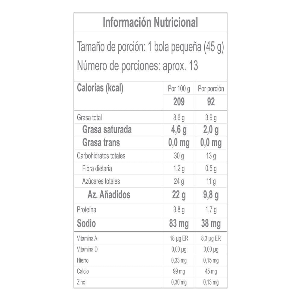 Helado COLOMBINA cookies & cream (600  gr) img #3