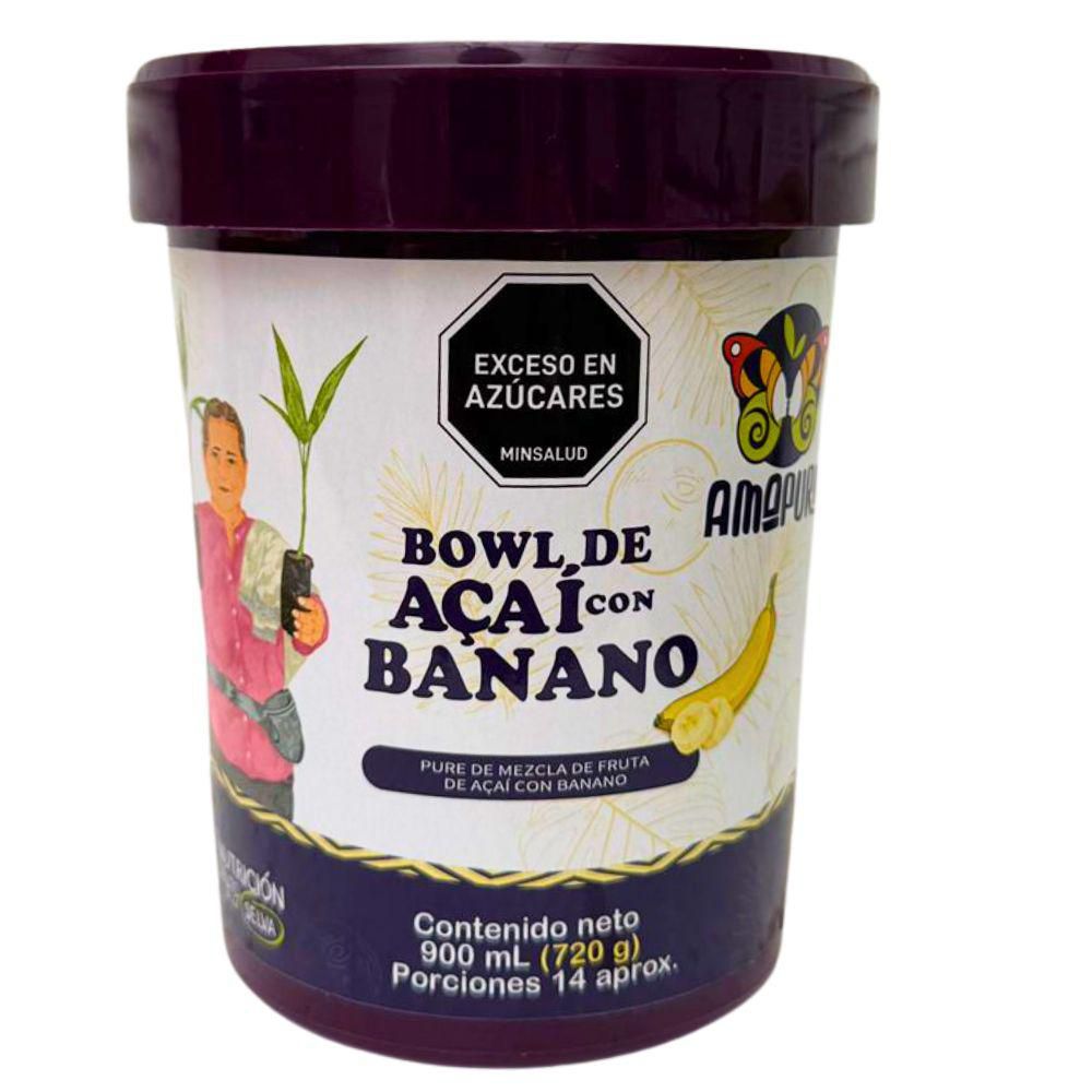 Puré de frutas AMAPURI mezcla de acaí con banano (720  gr) img #1