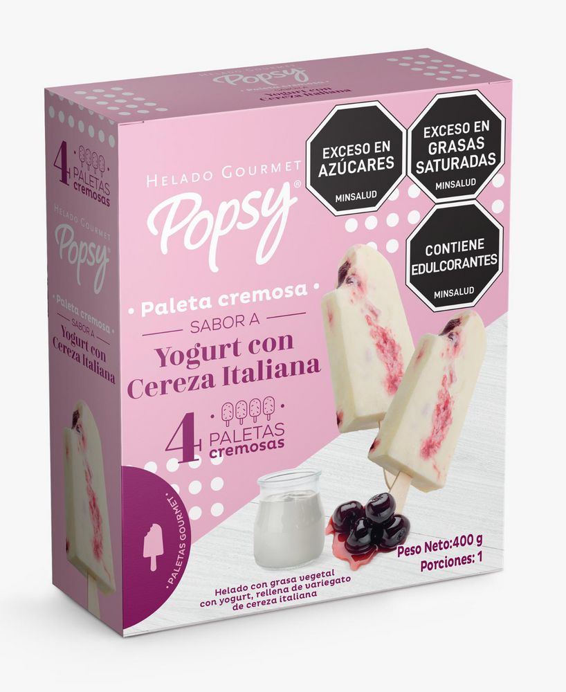Paletas POPSY yogurt cereza italiana (400  gr) img #1