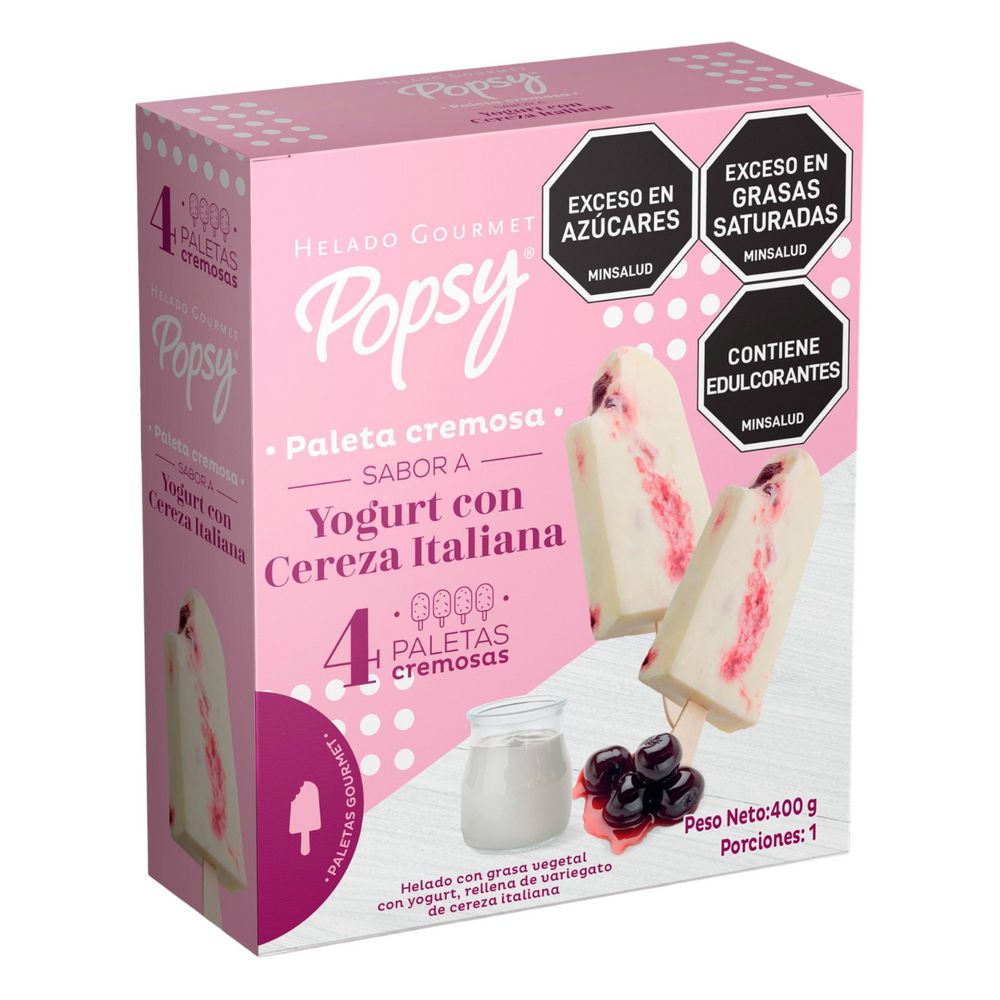Paletas POPSY yogurt cereza italiana (400  gr) img #2
