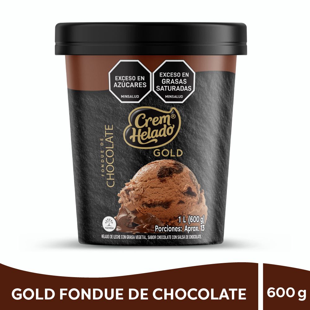 Helado CREM HELADO fondue de chocolate (600  gr) img #1